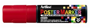 Artline Poster Marker 20 rød
